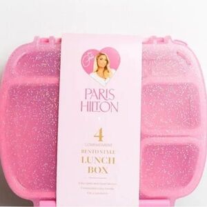 Pink Glitter Paris Hilton Bento Lunch Box